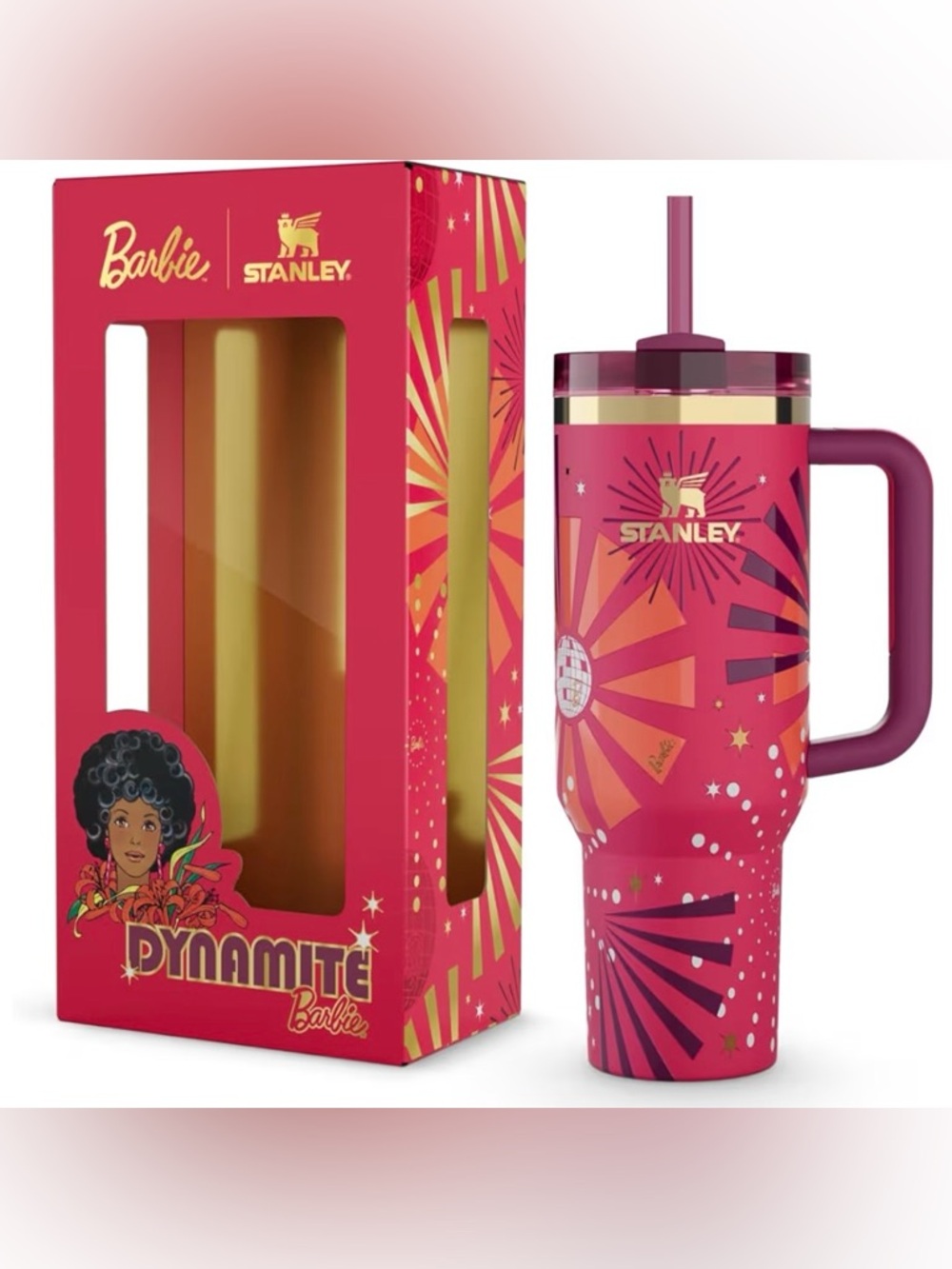 Stanley Barbie Dynamite Bundle!! Tumbler and accessories